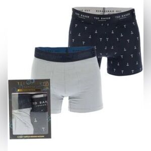 Ted Baker London Men’s Premium Soft Modal 2-Pack Boxer Briefs Size M (32-34)